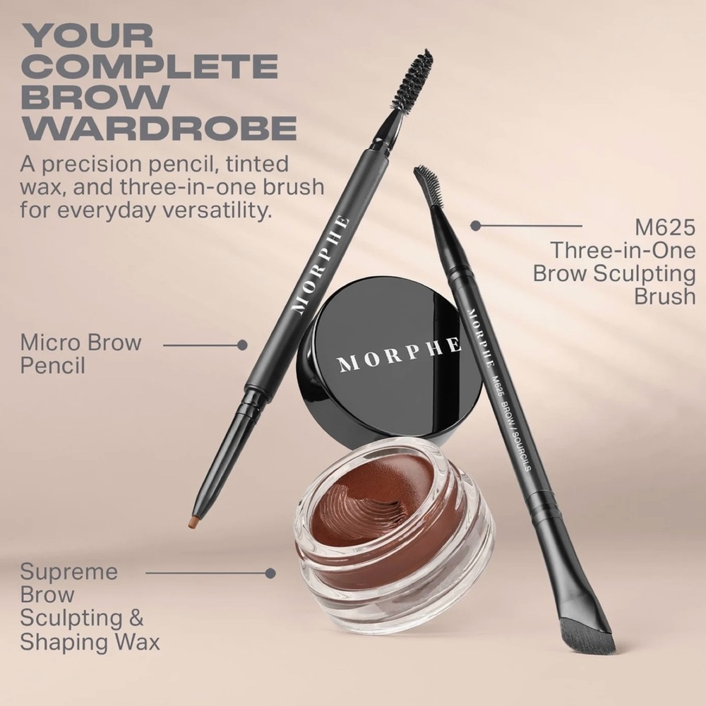 Morphe High Archiever Everyday Essentials Brow Kit (Java) (NWT) - Picture 10 of 14